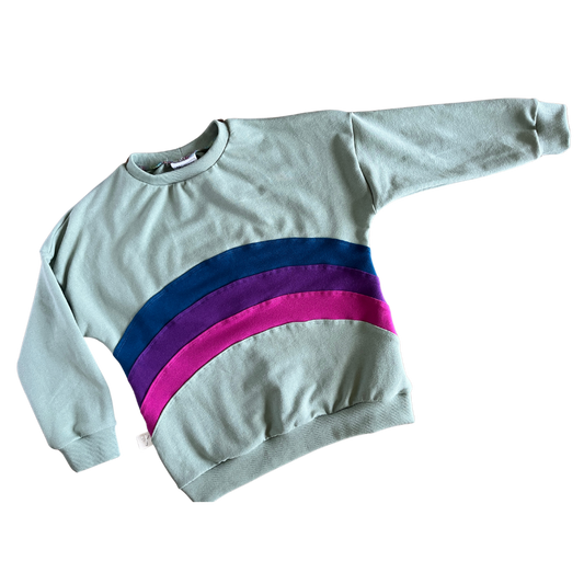 Rainbow Dolman Sweatshirt (6/7)